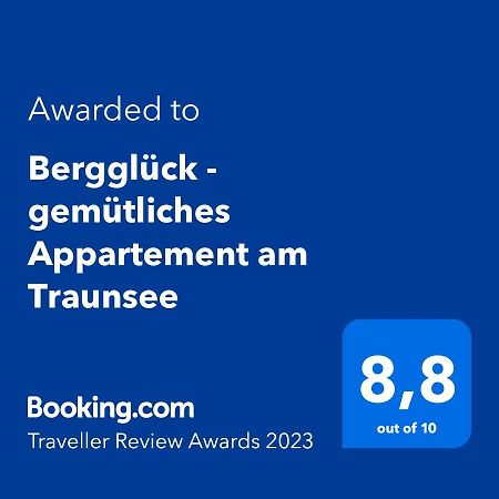 Bergglueck - Gemuetliches Appartement Am Traunsee Altmünster Exteriér fotografie